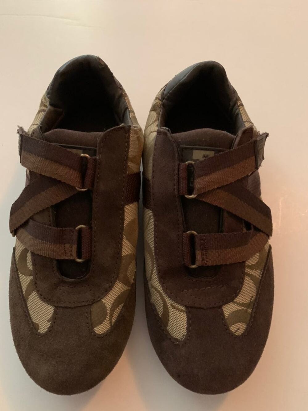 Women's Coach Sneakers Katelyn Brown Size 6M